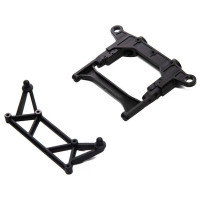 Pótalkatrész RC modellhez Axial SCX10 III Jeep JT Gladiator: hátsó alvázkereszttartó, karosszériatartó.