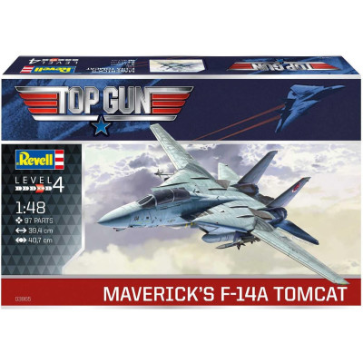 Plastic ModelKit letadlo 03865 - Maverick's F-14A Tomcat ‘Top Gun’  (1:48)