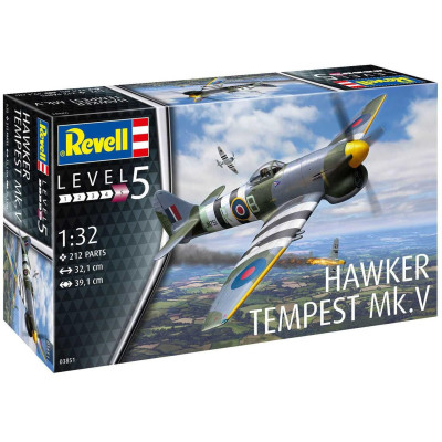 Plastic ModelKit letadlo 03851 - Hawker Tempest V (1:32)