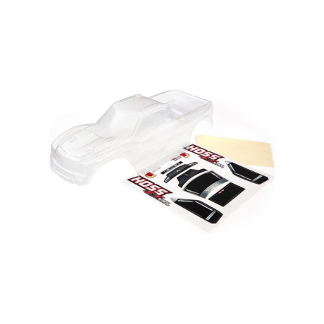 Traxxas karosérie čirá, samolepky: Hoss