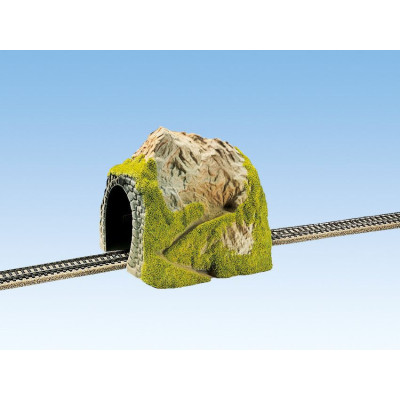 Hora s tunelom, rovný, jednokoľajný 18 x 18 cm NO02120