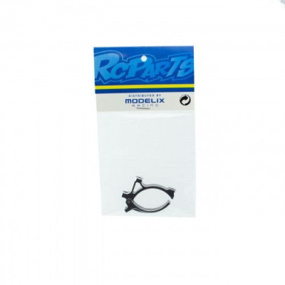 Motor větráček 40x40mm s hliníkovým držákem - černý