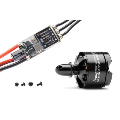 Combo set Telemetrická regualce HOTT 35Amp SBEC + Ultra 2812-1200Kv pravotočivá (CCW)
