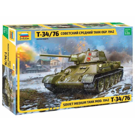 Model Kit tank 3686 - T-34/76 mod.1942 (1:35)