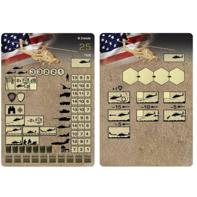 Wargames (HW) vrtulník 7408 - AH-64 Apache Helicopter (1:144)