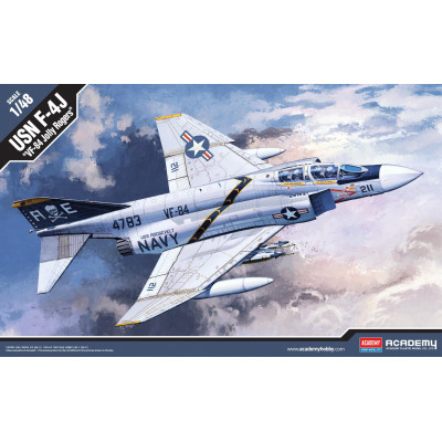 Model Kit letadlo 12305 - F-4J "VF-84 JOLLY ROGERS" (1:48)