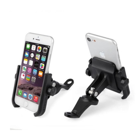 Hliníkové držák telefonu (Typ 2) (Černá)