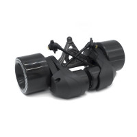 Riot drive az Exway Wave gördeszkához. Maximális teljesítmény 1000W*2, nyomaték 8,6 Nm. Súly 2,4 kg. Trist 7" teherautók. A motor forgatja a szíjat, amely a kerekeket hajtja. Használja adapterekkel, hogy biztosítsa a kompatibilitást egy sor egyedi kerékkel.