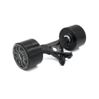 Drive Hub az Exway Flex longboardhoz. Maximális teljesítmény 1000W*2, nyomaték 7,6 Nm. DHT8 modell, súlya 2,2 kg. Trist 7" teherautók. A motorok közvetlenül a kerékagyban találhatók