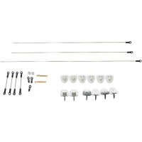 Pótalkatrész V1200 RC modell repülőgéphez: rudak készlete.