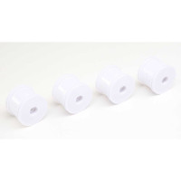 Pótalkatrész Losi Mini-T 2.0 RC modellautóhoz: első/hátsó keréktárcsa fehér (4db).