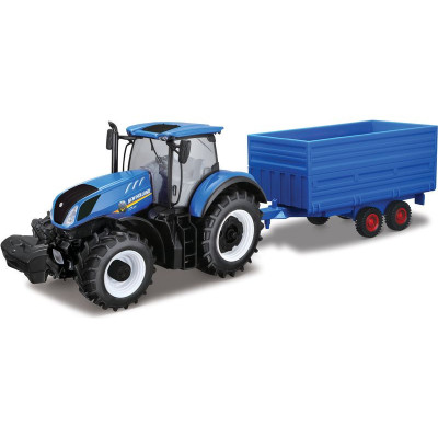Bburago New Holland T7.315 1:32 s vlečkou