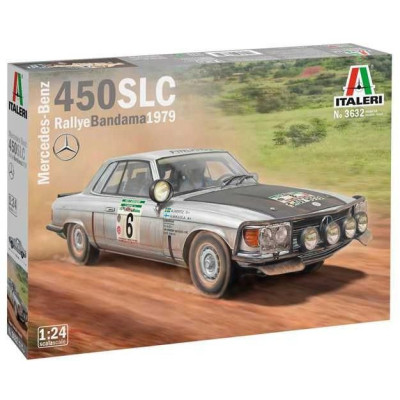 Model Kit auto 3632 - Mercedes-Benz 450SLC Rallye Bandama 1979 (1:24)