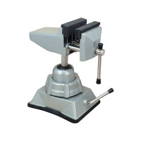 A Modelcraft mikrofogótokot kis alkatrészek rögzítésére tervezték, vákuumos alátéttel rögzíthető hagyományos, sima felülettel rendelkező asztalhoz. A csáklya pozícionálható, dönthető és forgatható. Alumínium szerkezet, hornyolt pofák, acél csapok. Pofaszélesség 65mm, magasság 195mm, súly 1,4kg.