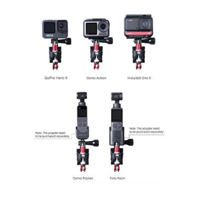 Osmo - Smartphone Holder & Action Camera Holder Set for Bicycles (červená-černá)