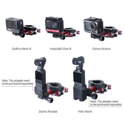 Osmo - Smartphone Holder & Action Camera Holder Set for Bicycles (červená-černá)