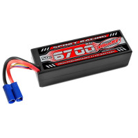 Team Corally POWER RACING változat kezdő versenyzők számára 6700mAh kapacitással Hardcase változatban. Méretek: 138x47x35mm, töltőáram max. 3C/20,1Amp, EC-5 tápcsatlakozó, XH-3S mérlegcsatlakozó.