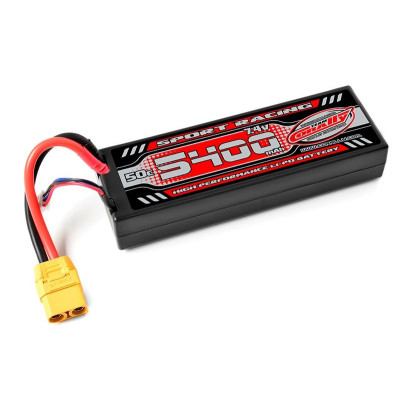 Power Racing 50C - 5400mAh-7,4V-LiPo Stick Hardcase-XT90