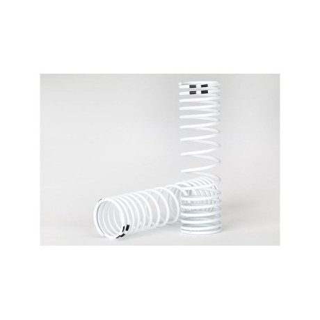 Traxxas: Pružina zadného tlmiča biela (2)