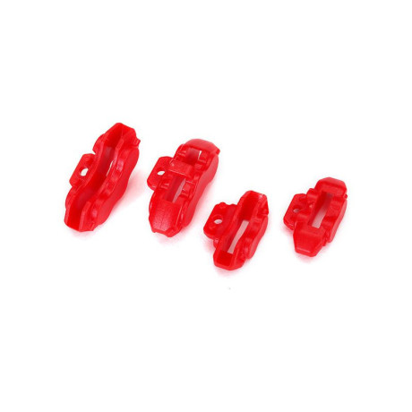 4-TEC 2.0: Brzdové strmene červené (sada)