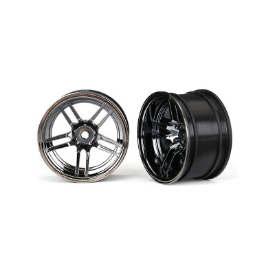 4-TEC 2.0: Zadní disky 1.9" split-spoke černě chromované (2)