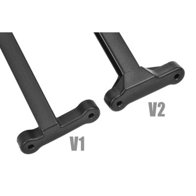 Plastová zadní vzpěra šasi, V2 1 ks.