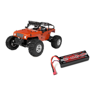 MOXOO XP - 1/10 Monster Truck 2WD - RTR - střídavý motor + 50C 5400mAh Lipo + nabíječ