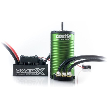 Castle motor 1415 2400ot / V senzored s reg. Mamba X SCT