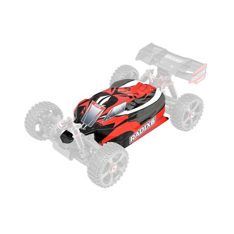 Lakovaná lexanová karoserie RADIX 6S XP, vystřižená, 1 ks.