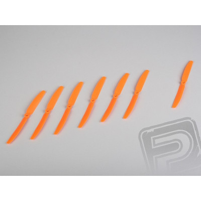 Vrtule GWS H 8x6 oranžová balení 6+1 ZDARMA