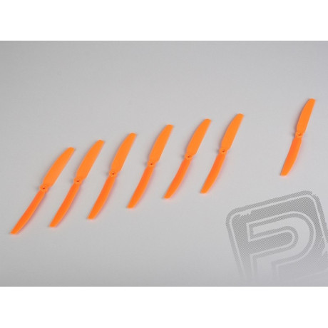 Vrtule GWS H 8x6 oranžová balení 6+1 ZDARMA
