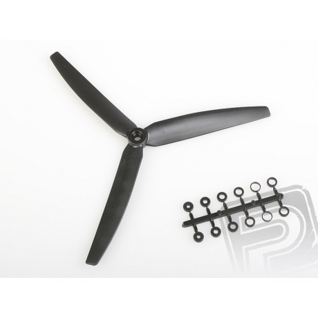 Vrtule GWS EP 10x6 černá 3-listá