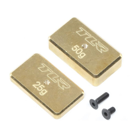 TLR 22 4.0: Sada závaží zadná časť