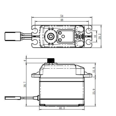 SB-2275MG BRUSHLESS HI VOLT Digitální servo