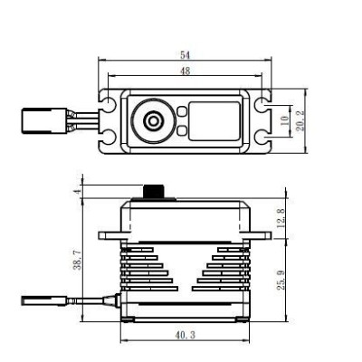 SB-2283MG BRUSHLESS HI VOLT Digitální servo