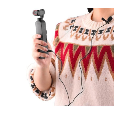 3.5mm Lavalier Microphone for DJI Pocket 2 (Do-It-All Handle)