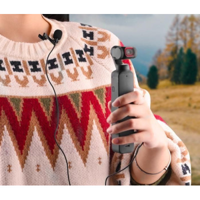 3.5mm Lavalier Microphone for DJI Pocket 2 (Do-It-All Handle)