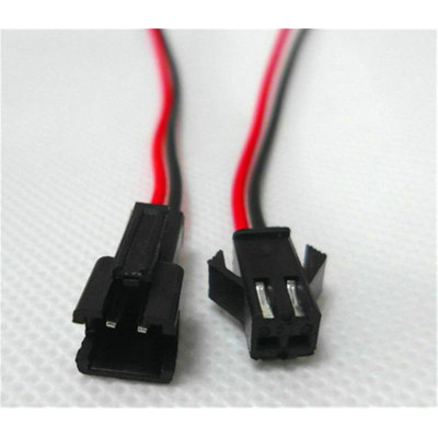 Konektor JST čierny 1 pár