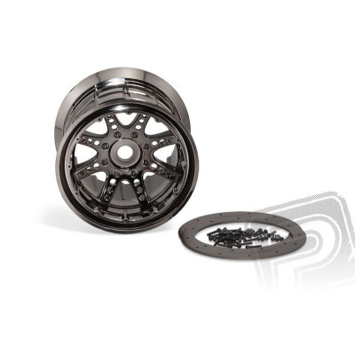 Disky 8-Spoke černý chrom (2ks.)