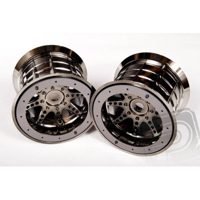 Disky 8-Spoke černý chrom (2ks.)