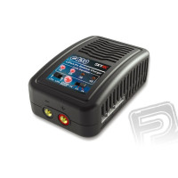Mikroprocesszoros töltő 30W, balanszerrel a 2-4 cellás Li-pol/Li-Fe akkuhoz, átkapcsolható árammal 1, 2 vagy 3 A. Hálózati táplálás 100-240 V. Ideális választás, erősebb és intelligensebb változata az RTF/RTR szettes modellekkel mellékelt töltők helyettesítésére. 
