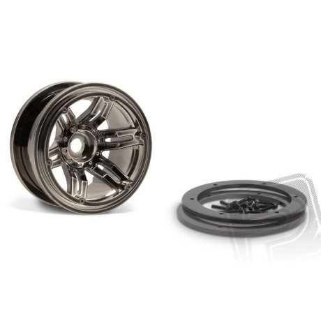 2.2 Rocksters Beadlock černý chromový disk