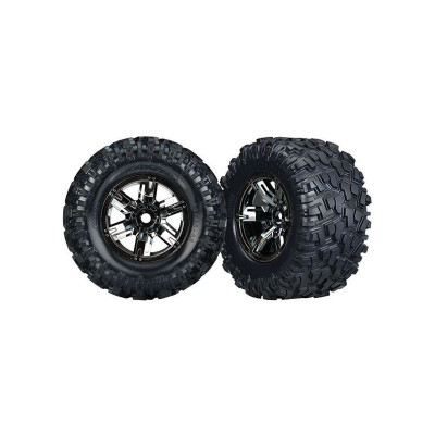 X-Maxx: Kolesá Maxx AT / lesklý čierny disk (2)