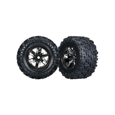 X-Maxx: Kolesá Maxx AT / lesklý čierny disk (2)