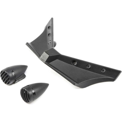 ECX 1.9 Barrage D: Nárazník přední, světla černá