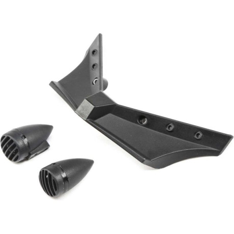 ECX 1.9 Barrage D: Nárazník přední, světla černá