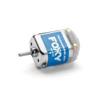 "250" méretű egyenáramú elektromos motor 7,2 V névleges feszültséggel. Működési feszültségtartomány 3,7-8,4 V, fordulatszám névleges feszültségen 15000 rpm. Átmérő 20 mm, házhossz 25 mm, tengelyátmérő 2,0 mm, súly 22 g.