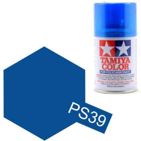 Tamiya Color PS-39 Translucent Lightblue Polycarbonate Spray 100ml