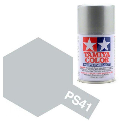 Tamiya Color PS-41 Bright Silver Polycarbonate Spray 100ml