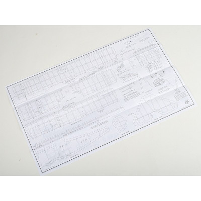 Fokker Dr. I Dreidecker laser. vyřezávaný 610mm